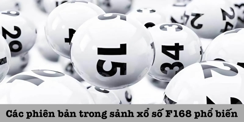 Các thể loại cược xổ số F168